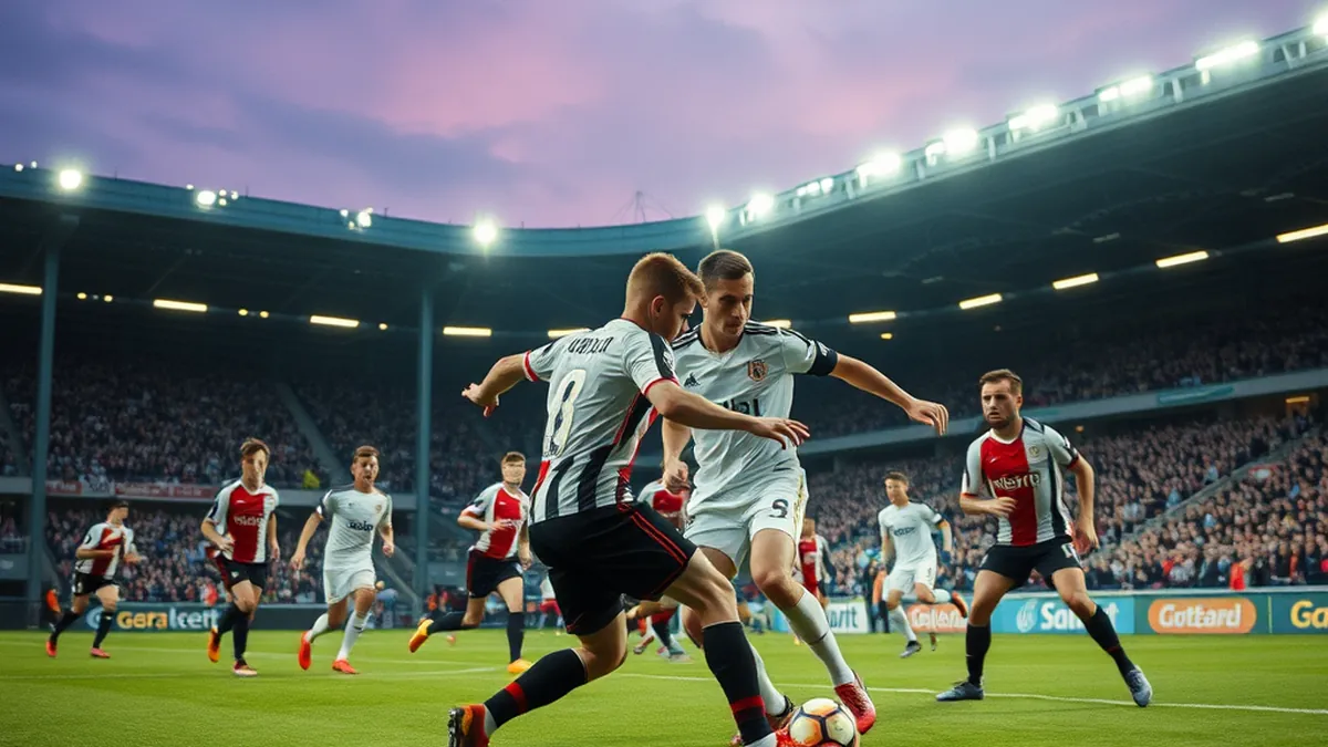 AGF vs FC Midtjylland in Danish Superliga match